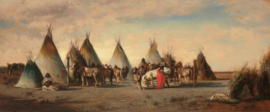 Indian Encampment Peter Moran