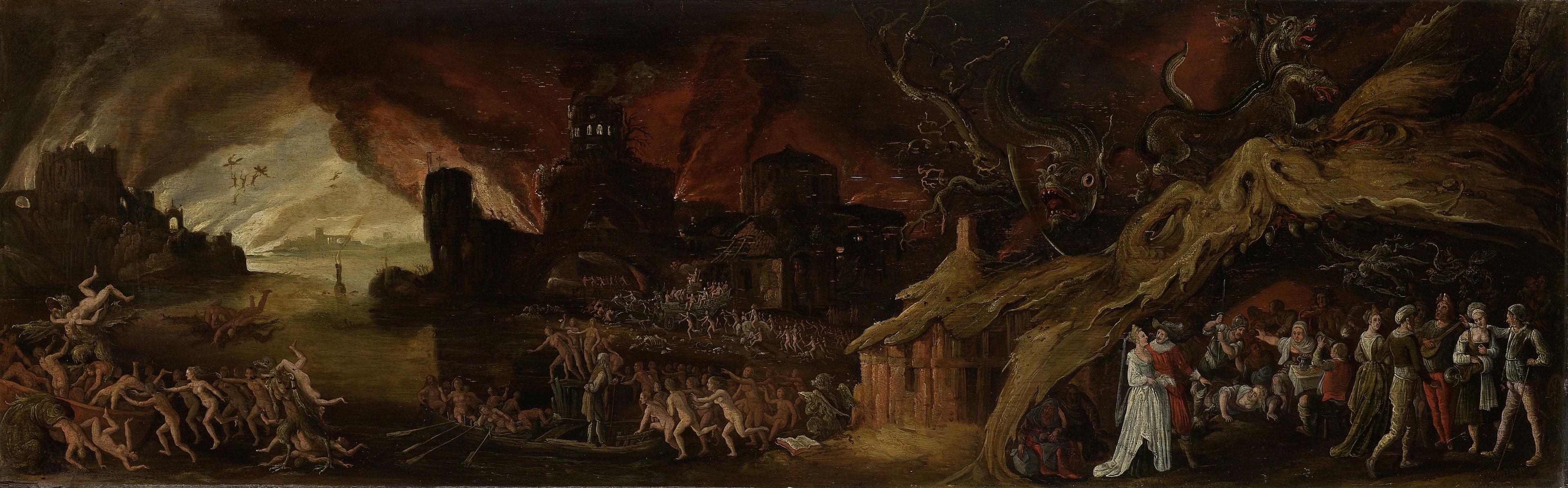 Jacob van Swanenburg - The Last Judgment and the Seven Deadly Sins